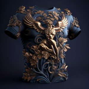 The Heraldry Armor features intricate heraldic designs made from metal and gemstones, which add a touch of regal flair to the ensemble.