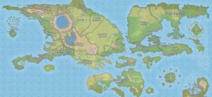 homebrew map of the grey dragon world