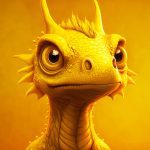 Admiring their shrewd nature, the yellow dragons reign over coastal realms with elegance.