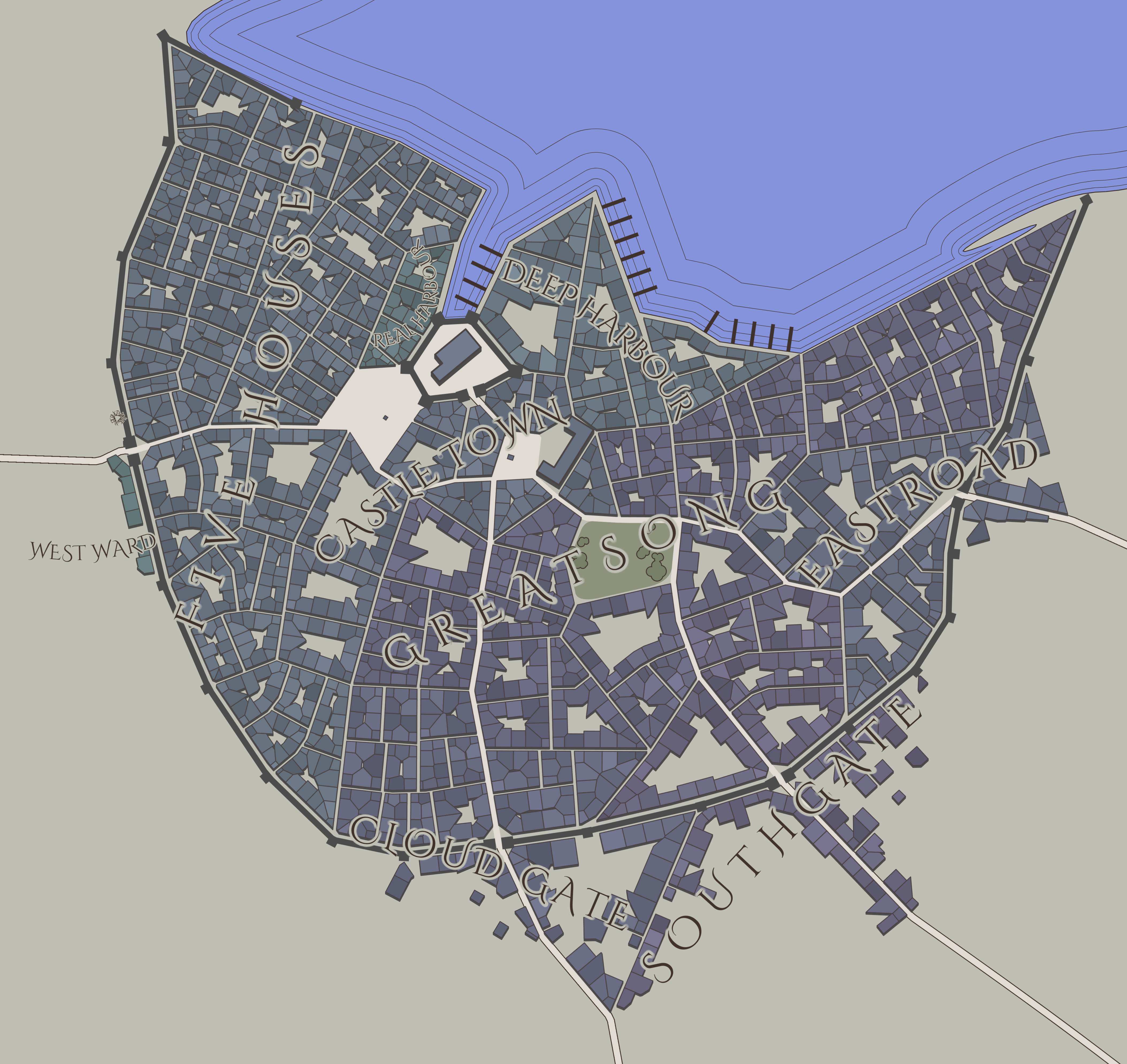 Discover the Timeless Charm of Mastabaat: A High Fantasy City in DND 5e Nestled near the majestic white lime cliffs, Mastabaat is a city steeped in history and wonder, making it a must-visit destination in the realm of DND 5e. [ez-toc] In this blog post, we'll take you on a journey through the enchanting streets of Mastabaat, where white limestone, wooden structures, and hints of red marble create a visual masterpiece.